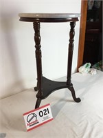 Marble Top Fern Stand 27" Tall by 1" Across