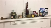 Shelf Contents Pipe Tins Bottles