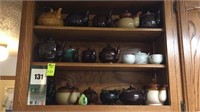 3-Shelves of Tea Kettles