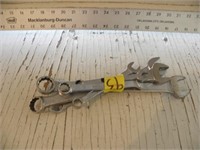 SET OF PAR-X OPEN END COMBINATION WRENCHES