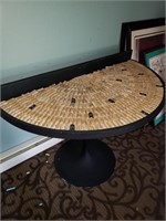 Cork top made entry table