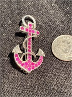 Anchor pin with rubies