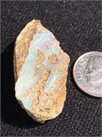 Genuine Australian opal. With lots of fire and