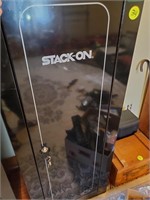 METAL STACK- ON GUN SAFE - WITH KEY