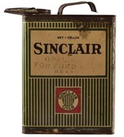Sinclair 1 Gallon Motor Oil Can "For Ford Cars"