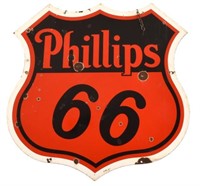 Phillips 66 Double Sided Porcelain Sign