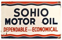 Sohio Motor Oil Porcelain Sign