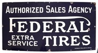 Federal Tires Dealer Porcelain Sign