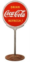 Coca-Cola Drink Fresh Lollipop Sign