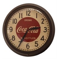 Coca-Cola In Bottles Advertising Clock