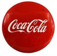 Coca-Cola 36" Red Button Sign