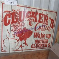 Cluckers coffee/ wake up w/ mother cluckers