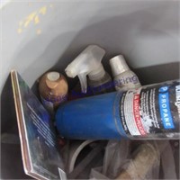 Bucket, propane, spray bottle misc