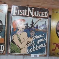 Fish naked sign