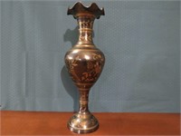 METAL DECORATIVE VASE - 20"