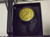 Vintage Manual Foot Pump & Pressure Gauge