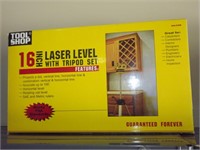 16" Laser Level with Tripod Set