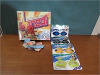 BANZAI DVD GAME & 4 GOGGLES + NOSE PLUGS