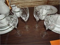 Mikasa Crystal Olympus Wine Glass Set