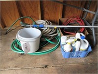 Air Hose, Buckets & Cleaning Supplies