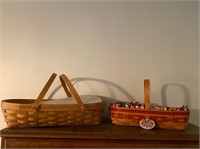 2 Handmade Longaberger Baskets
