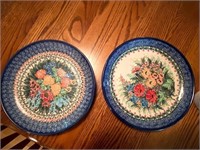 2 Handmade Polish Plates