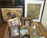 ANTIQUE FRAMES AND PICTURES