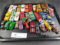 Tray of Matchbox, Ertl and Other Toys