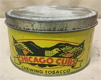 Chicago Cubs Chewing Tobacco Tin, 6"Dia.