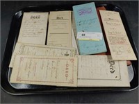 Tray of Vintage Property Deeds