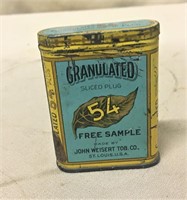 Granulated 54 Sample Size Pocket Tin