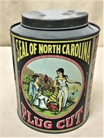 Seal of North Carolina Cannister, 6"H