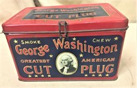 George Washington Cut Plug Lunch Box