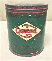 Queed Tobacco Paper Label Canister