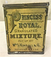 Princess Royal Tobacco Box 4 1/2"H