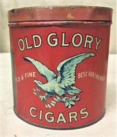 Old Glory Cigar Canister