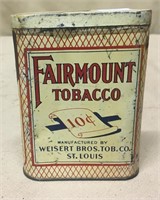 Fairmount Tobacco Pocket Tin