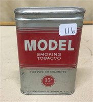 Model Tobacco Pocket Tin 15 Cent Size