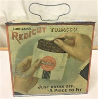 Redicut Tobacco Lunch Box tin
