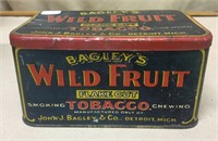 Bagley's Wild Fruit Tobacco Boxc, 6"L