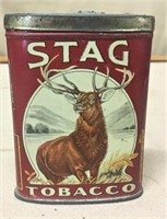 Stag Tobacco Pocket tin, 3 1/2"H
