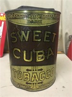 Sweet Cuba Canister Store Tin