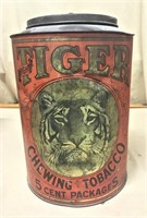 Tiger Tin Store Canister, 48 Pack, 12"H