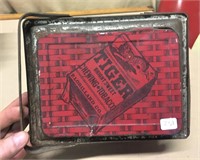 Red Tiger Tin Lunchbox Tin