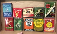 (10) Tobacco Pocket Tins, some with wear