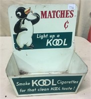 Kool Cigarettes Matches Store Display, 8"H