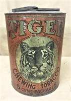 Red Tiger Cylinder Store Tin, 48 Packs 11 1/2"H