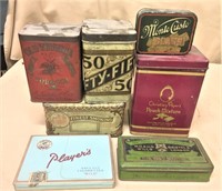 (7) Misc. Tobacco Tins