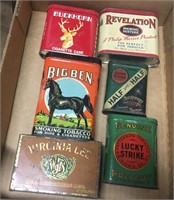 (6) Misc. Pocket Tins, Various Conditions
