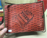 Red Tiger Tobacco Lunch Box Tin